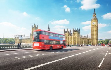 Londra, İngiltere 'deki Westminster Köprüsü
