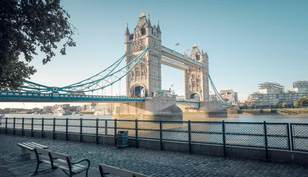 Věž Most Slunečného Rána Londýn Velká Británie — Stock fotografie