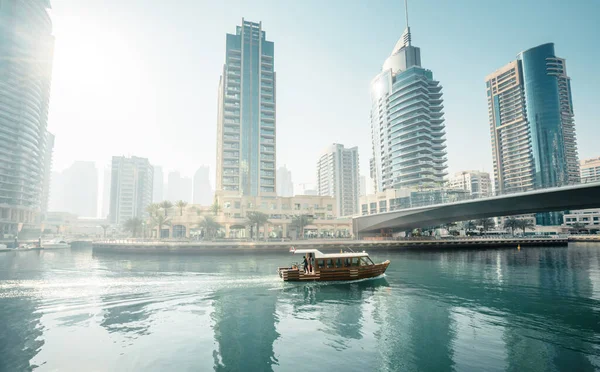 Dubai Marina Dopoledních Hodinách Spojené Arabské Emiráty — Stock fotografie