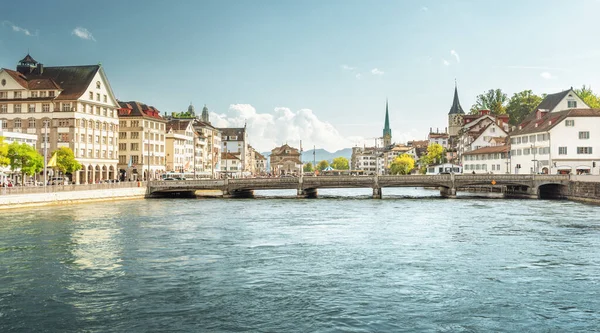 Zurigo Centro Città Svizzera Europa — Foto Stock