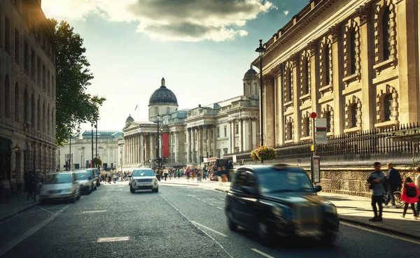 Ulice Londýna Západ Slunce Velká Británie — Stock fotografie