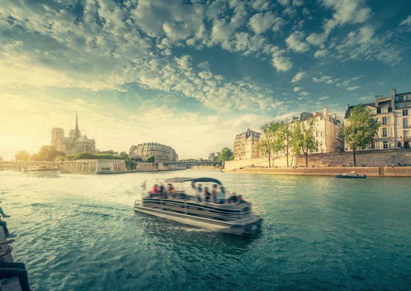 Sena Notre Dame Paris Paris França — Fotografia de Stock