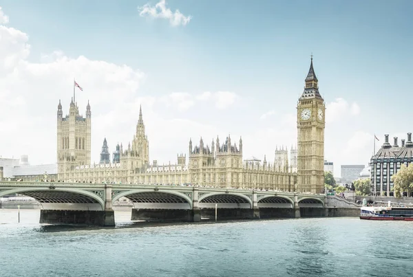 Big Ben Und Parlamentsgebäude London Großbritannien — Stockfoto