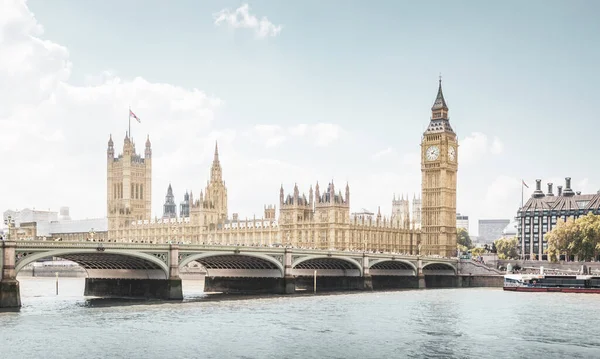 Grand Ben Les Chambres Parlement Londres Royaume Uni — Photo