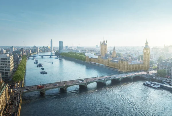 Westminster Aerial View Londen Verenigd Koninkrijk — Stockfoto