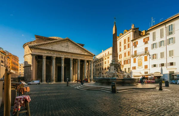 Pantheon Rom Italien — Stockfoto