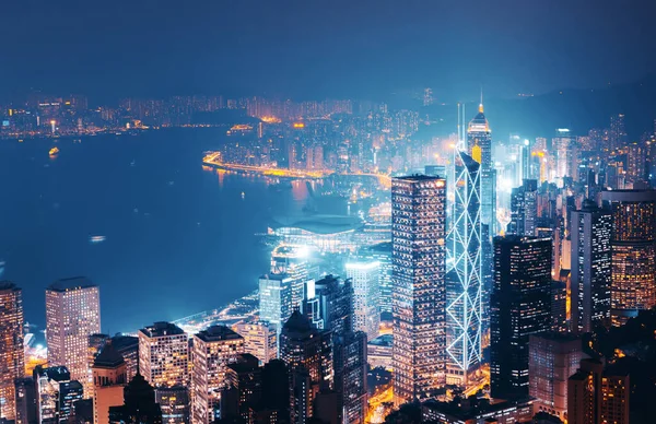 Hong Kong Szczytu Wiktorii — Zdjęcie stockowe