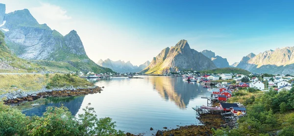 Reine Village Lofoten Noorwegen — Stockfoto