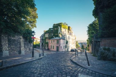 Paris, Fransa 'da çeyrek Montmartre