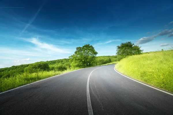 Asphalt Road Tuscany Italy — Stock Photo, Image