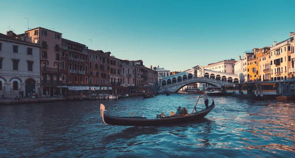 Canal Grande Tramonto Venezia Italia — Foto Stock