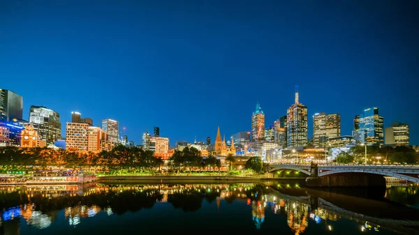 Yarra Nehri Melbourne Victoria Avustralya — Stok fotoğraf