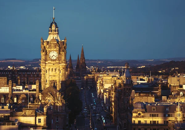 Edinburgh City Skyline Calton Hill United Kingdom — Stock Photo, Image