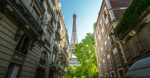 Building Paris Eiffel Tower — Stock Photo, Image