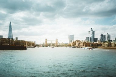 Londra ufuk çizgisinin panoramik görüntüsü, İngiltere