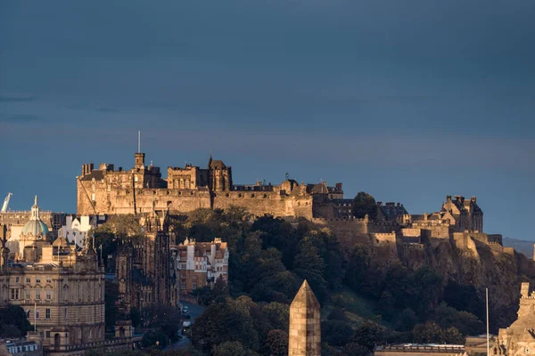 Edinburgh City Skyline Calton Hill Ηνωμένο Βασίλειο — Φωτογραφία Αρχείου