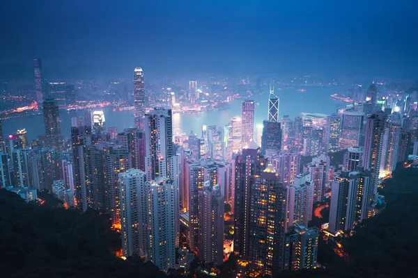 Hong Kong Desde Pico Victoria —  Fotos de Stock