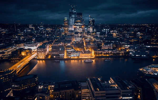 London City Area Skyline Royaume Uni — Photo