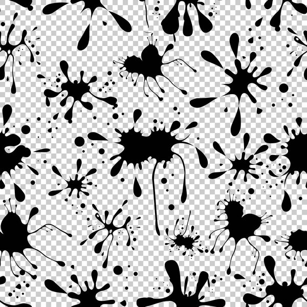 Бесшовный векторный фон, художественный орнамент с каплей, чернильное пятно, обои, художественный орнамент. Tileable
.