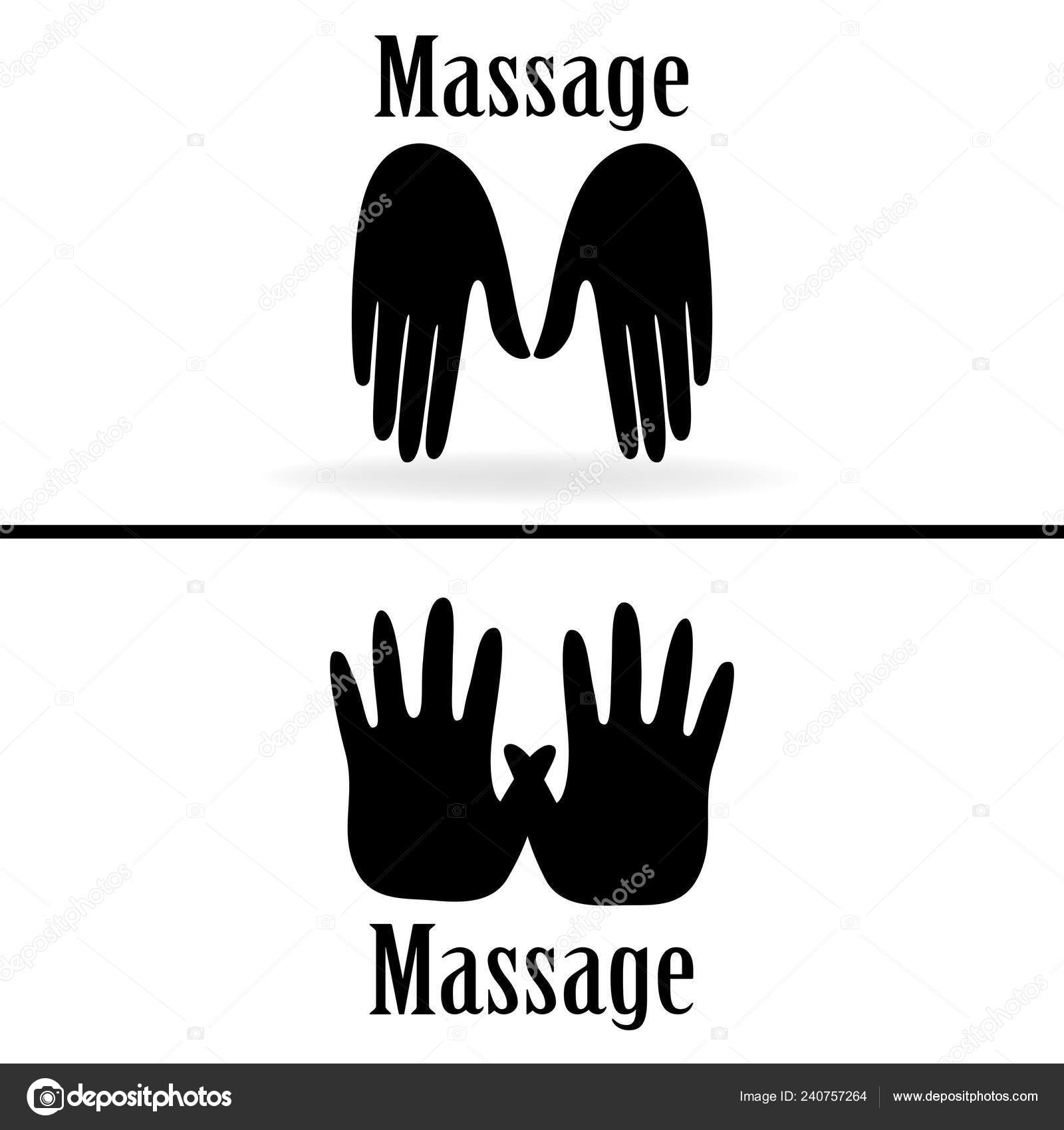 Massage Logo Hand Vektor Logo Vorlage Vektorabbildung Vektorgrafik Lizenzfreie Grafiken C Svetap Depositphotos