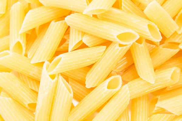 Tészta Penne rigate makaróni közelről — Stock Fotó