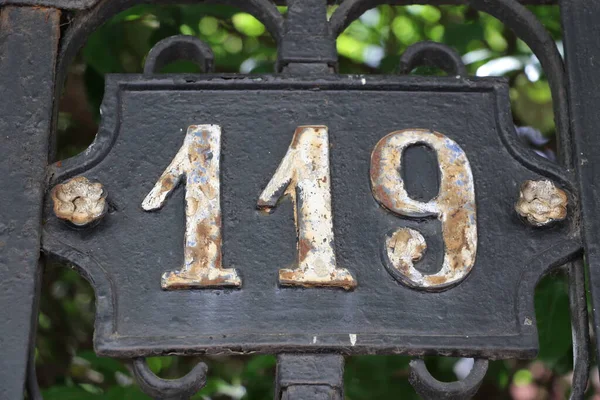 Casa Numero 119 Nella Città Clamart Francia — Foto Stock
