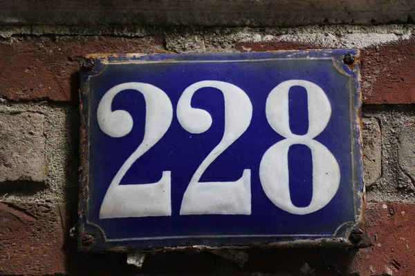Dům Číslo 228 Městě Clamart Francie — Stock fotografie