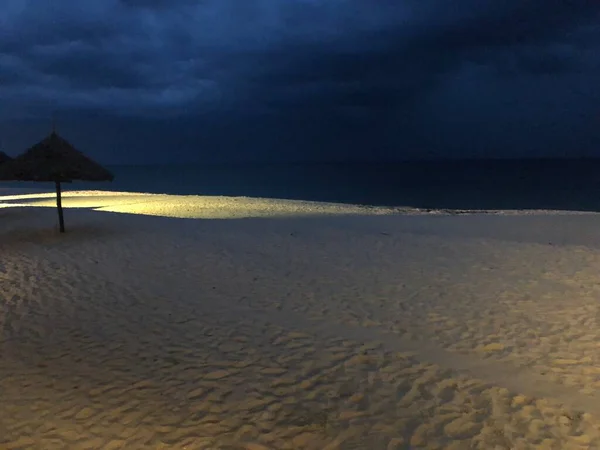 Playa Diani Beach Por Noche — Foto de Stock