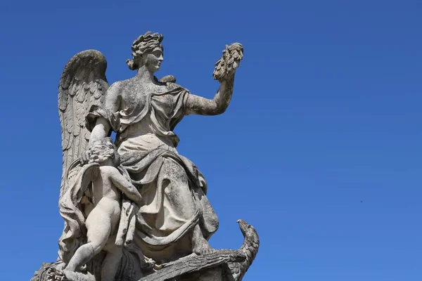 Escultura Los Jardines Del Palacio Versalles —  Fotos de Stock