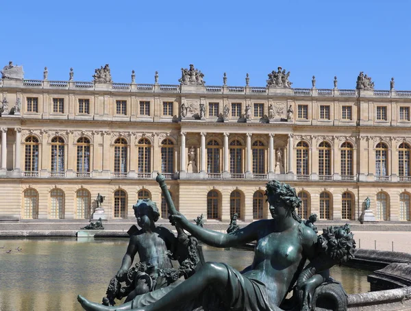 View Perspective Gardens Palace Versailles — Stock Photo, Image