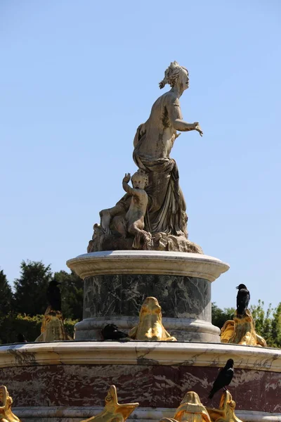 Detalle Una Fuente Palacio Versalles —  Fotos de Stock