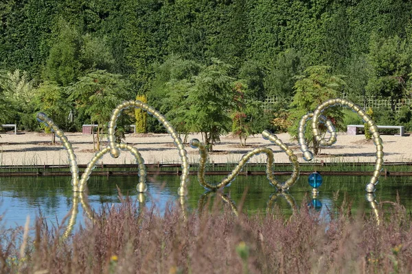 Modern Fountain Palace Versailles — Stock Photo, Image