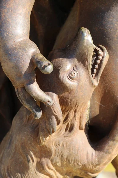 Sculpture Dans Les Jardins Château Versailles — Photo