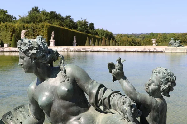 Detail Fountain Palace Versailles — Stock Photo, Image