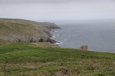 Pointe du Raz, Fransa 'nın Finistere kentinde çarpıcı bir doğal cazibe.