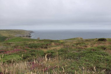 Pointe du Raz, Fransa 'nın Finistere kentinde çarpıcı bir doğal cazibe.