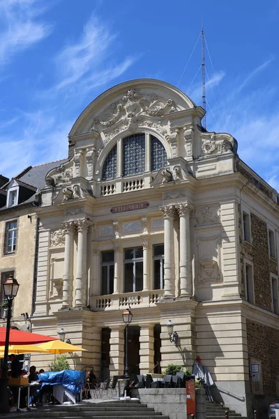 Utsikt Över Den Kommunala Teatern Fougeres Frankrike — Stockfoto