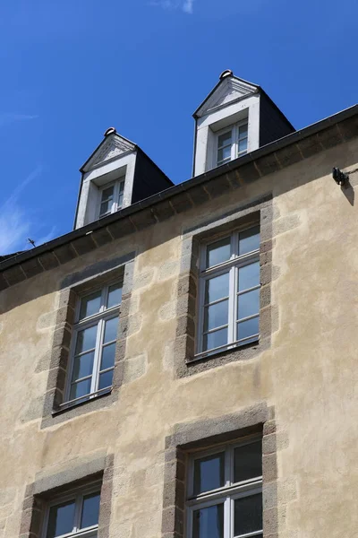 Vista Una Casa Antigua Fougeres Francia —  Fotos de Stock