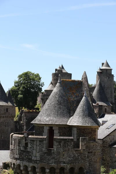 Mittelalterliches Schloss Von Fougeres Frankreich — Stockfoto