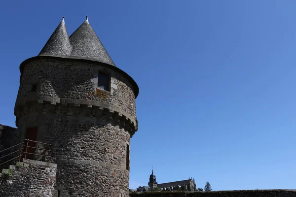 Castillo Medieval Fougeres Francia —  Fotos de Stock