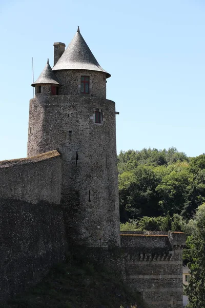 Castello Medievale Fougeres Francia — Foto Stock