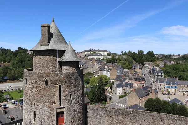 Castelo Medieval Fougeres França — Fotografia de Stock