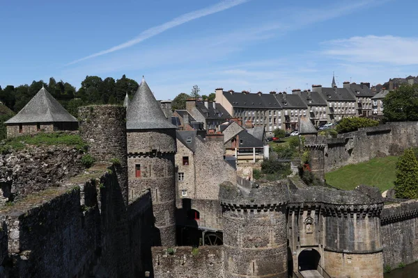 Středověký Hrad Fougeres Francie — Stock fotografie