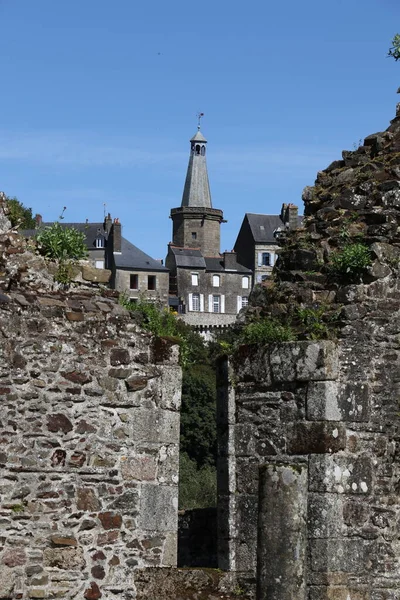 Castelo Medieval Fougeres França — Fotografia de Stock