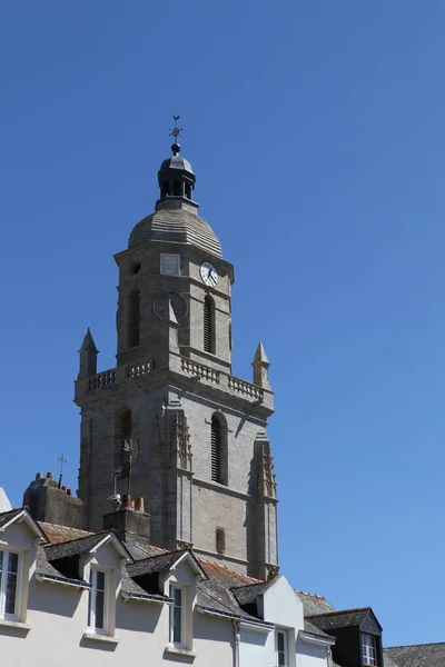 Fransa Nın Croisic Kilisesinin Manzarası — Stok fotoğraf