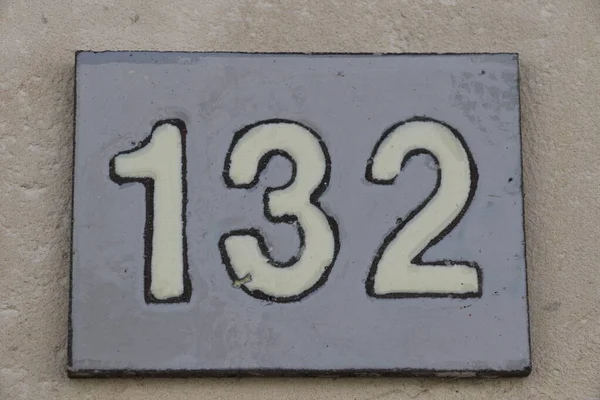 Haus Nummer 132 Auf Der Insel Ile Frankreich — Stockfoto