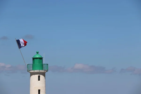 Vue Phare Ville Flotte France — Photo