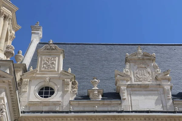 Detalle Del Ayuntamiento Ciudad Rochelle Francia — Foto de Stock