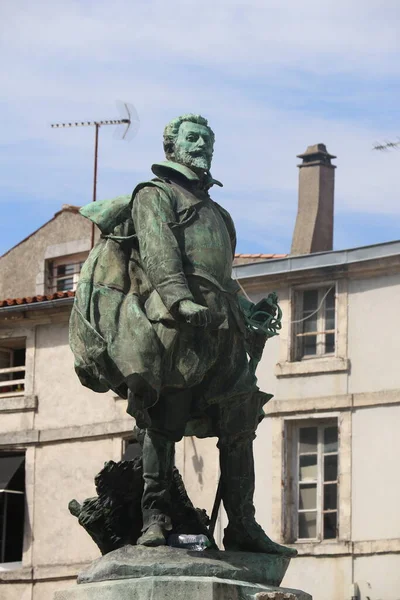 Estatua Jean Guiton Ciudad Rochelle —  Fotos de Stock