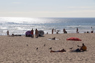 Costa da Caparica Plajı, Portekiz